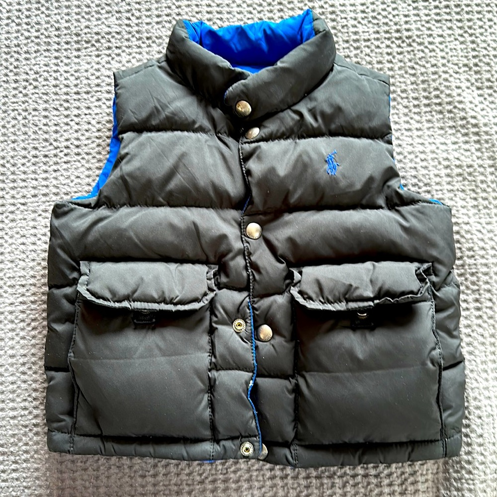 Polo Ralph Lauren Blue Reversible Vest, Boys, 2T
